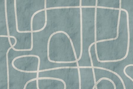 Walls by Patel 3 - Fototapet abstract albastru DD122888  -  A.S. Creation