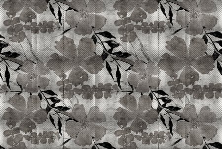 Patel - Fototapet cu flori gri DD122984  -  A.S. Creation