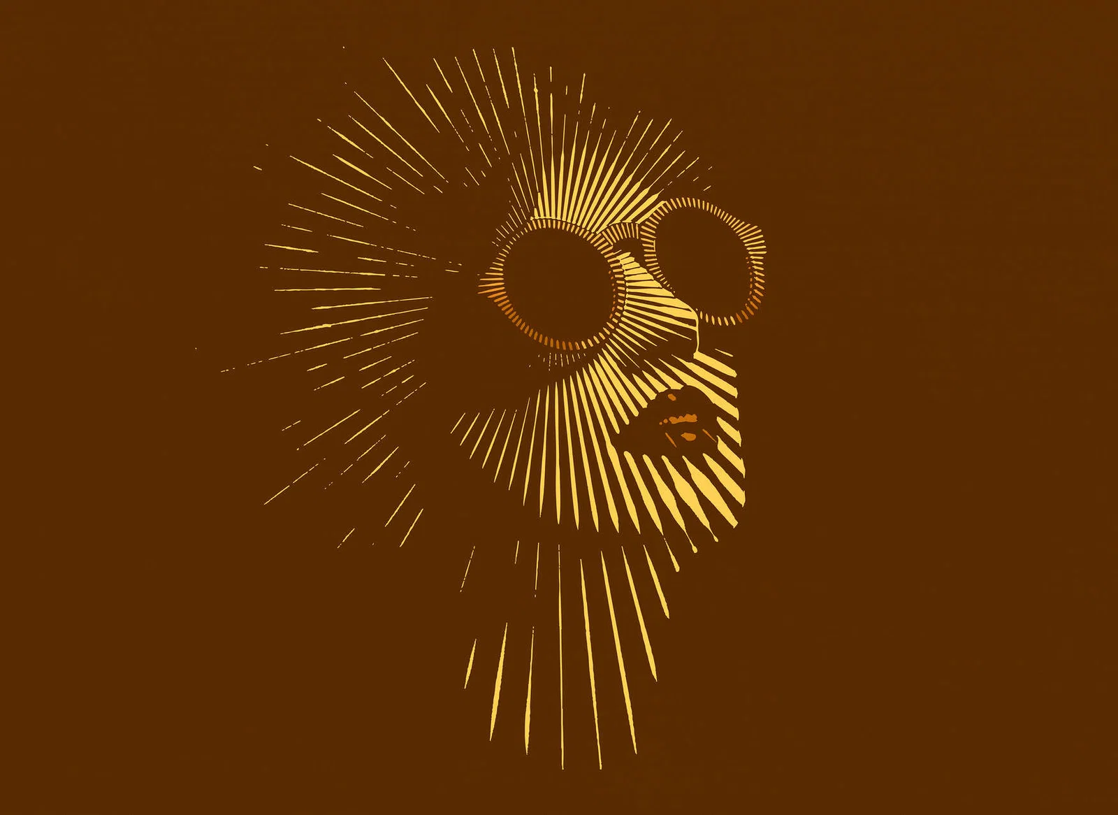Colectii - Fototapet femeie cu ochelari maro DD123569 - A.S. Creation