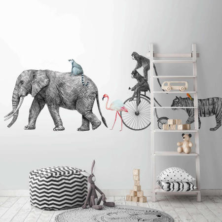 Fototapet animale in sir alb DD123709  -  A.S. Creation [2]