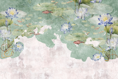Walls by Patel 4 - Fototapet flori verde DD127753  -  A.S. Creation