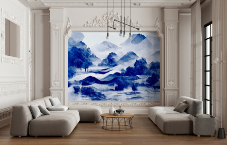 Fototapet munti albastru DD127829  -  A.S. Creation [1]