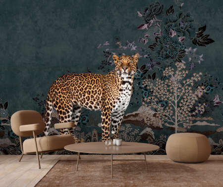 Fototapet leopard verde DD127921  -  A.S. Creation [1]