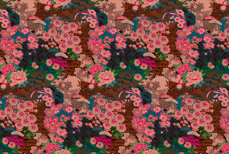 Fototapet - Fototapet flori multicolor DD127953  -  A.S. Creation