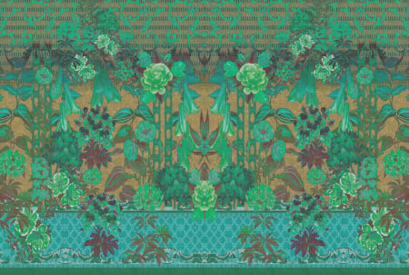 Fototapet - Fototapet flori verde DD127989  -  A.S. Creation