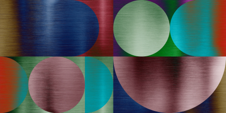 Fototapet geometric cercuri albastru roz DD133931 - A.S. Creation [4]