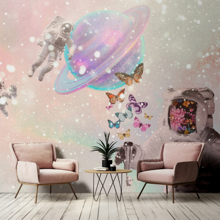 Fototapet astronaut cosmos roz mov DD134411 - A.S. Creation [1]