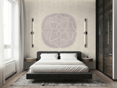 Fototapet AS Creation - Fototapet geometric abstract bej mov DD134501 - A.S. Creation