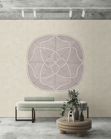 Fototapet geometric abstract bej mov DD134501 - A.S. Creation [3]