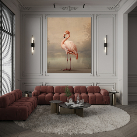 Fototapet flamingo bej roz DD134615 - A.S. Creation [2]