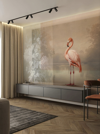 Fototapet flamingo bej roz DD134615 - A.S. Creation [4]