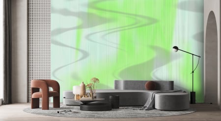 Walls by Patel 5 - Fototapet abstract grafic verde DD134849 - A.S. Creation