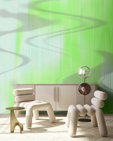 Fototapet abstract grafic verde DD134849 - A.S. Creation [3]