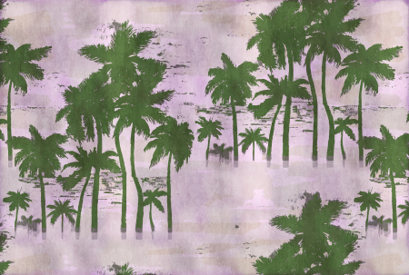 Fototapet palmieri tropicali lila DD134927 - A.S. Creation [4]