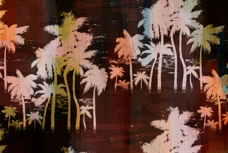 Fototapet palmieri tropicali rosu DD134933 - A.S. Creation [4]