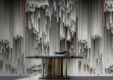 Walls by Patel 5 - Fototapet abstract 3D gri DD135017 - A.S. Creation