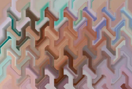 Fototapet 3D geometric portocaliu DD135089 - A.S. Creation [4]