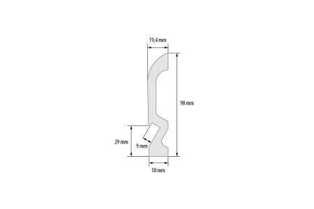 Plinta LED Durotec 19 [1]