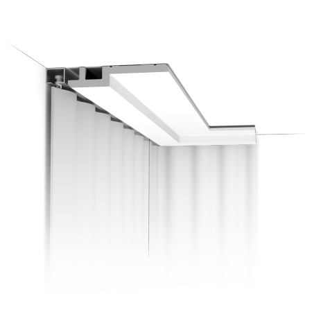 Profile pentru draperii - Profil mascare draperie ORAC C395