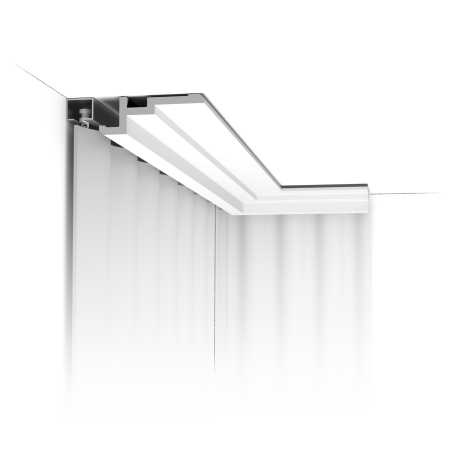 Profile pentru draperii - Profil mascare draperie ORAC CX196