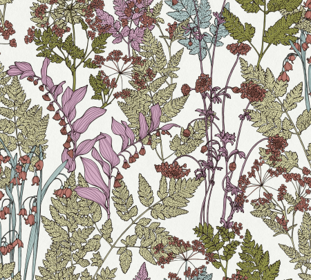 Floral Impression - Tapet 377513 Floral Impression