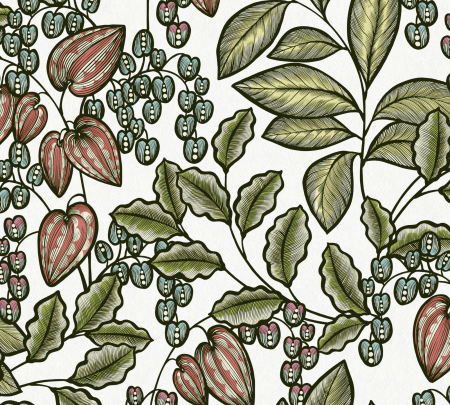 Floral Impression - Tapet 377545 Floral Impression