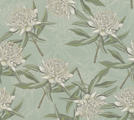 Floral - Tapet 394322 Drawn Into Nature