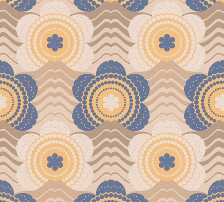 Floral - Tapet 395392 Retro Chic