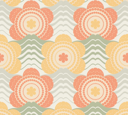 Floral - Tapet 395394 Retro Chic