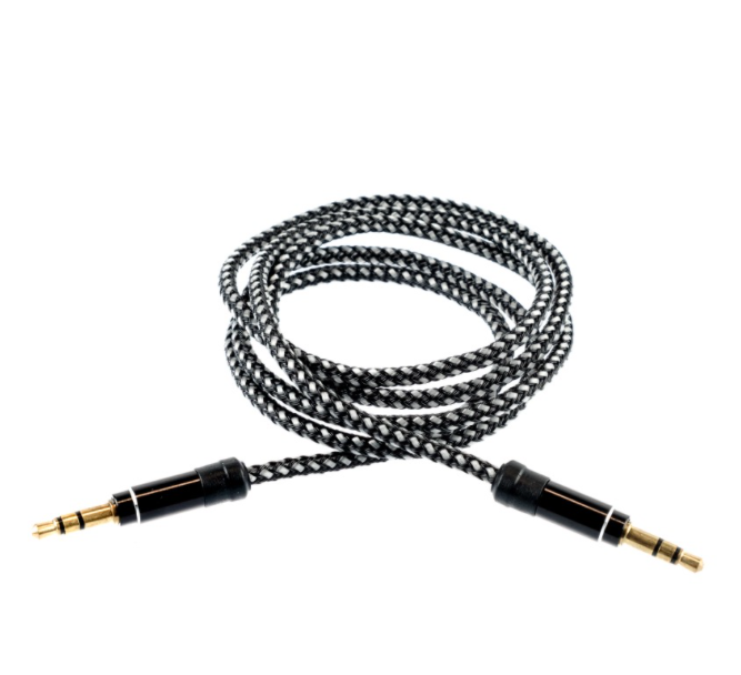 Cablu audio jack 3.5mm- negru [1]