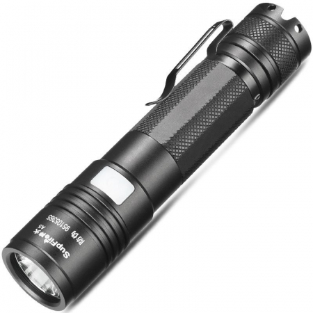 Lanterna LED Supfire A5, 300lm, 200M incarcare USB, Negru [1]