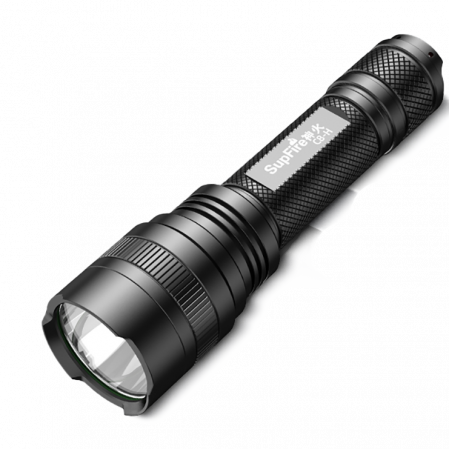 Lanterna SupFire C8-H, 15W, LED, 1500 lm, 4000 mAh, 5 moduri, rezistenta la apa, incarcare USB, Negru [1]