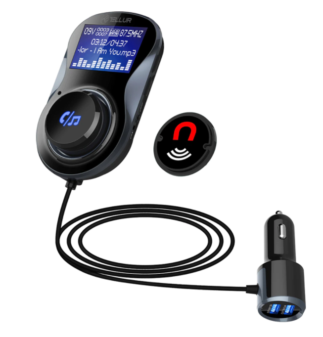Modulator FM Bluetooth Tellur FMT-B4, negru [1]