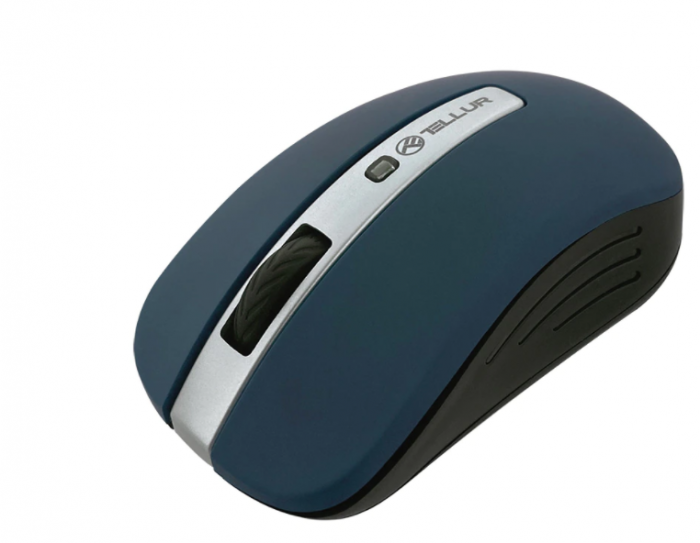 Mouse wireless Tellur Basic, LED, Albastru inchis [1]