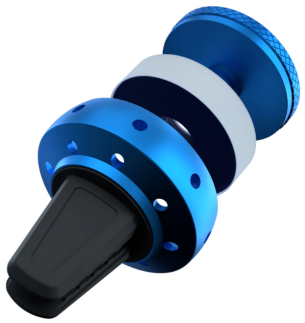 Suport magnetic de telefon pentru ventilatie FreshDot, Odorizant Ocean, albastru [3]