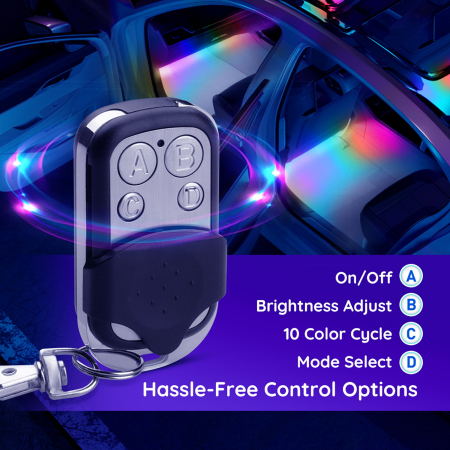 Banda LED Auto Govee  H7090 RGBIC, Sincronizare Muzica, Control App, Telecomanda, 30 de scene [3]