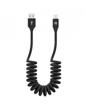 Cablu extensibil Tellur USB to Lightning, 3A, 1.8m, negru [3]