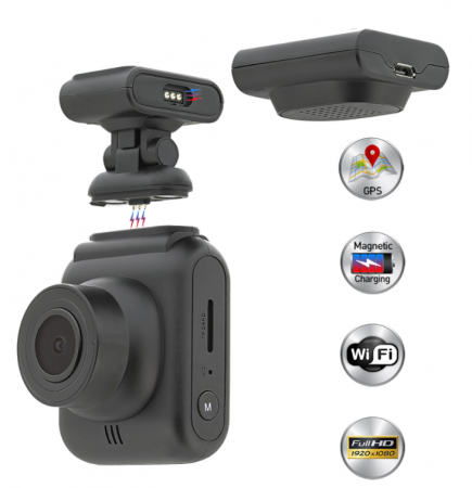 Camera auto Tellur Dash Patrol DC2, FullHD 1080P, GPS, Black [2]