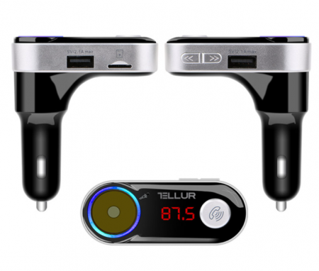 Modulator FM Bluetooth Tellur FMT-B2, negru [2]