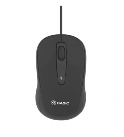 Mouse cu fir Tellur Basic, mini, negru [0]
