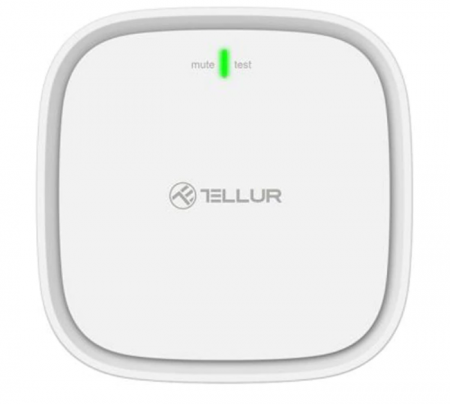 Senzor de gaz WiFi Tellur, DC12V 1A, Alb [0]