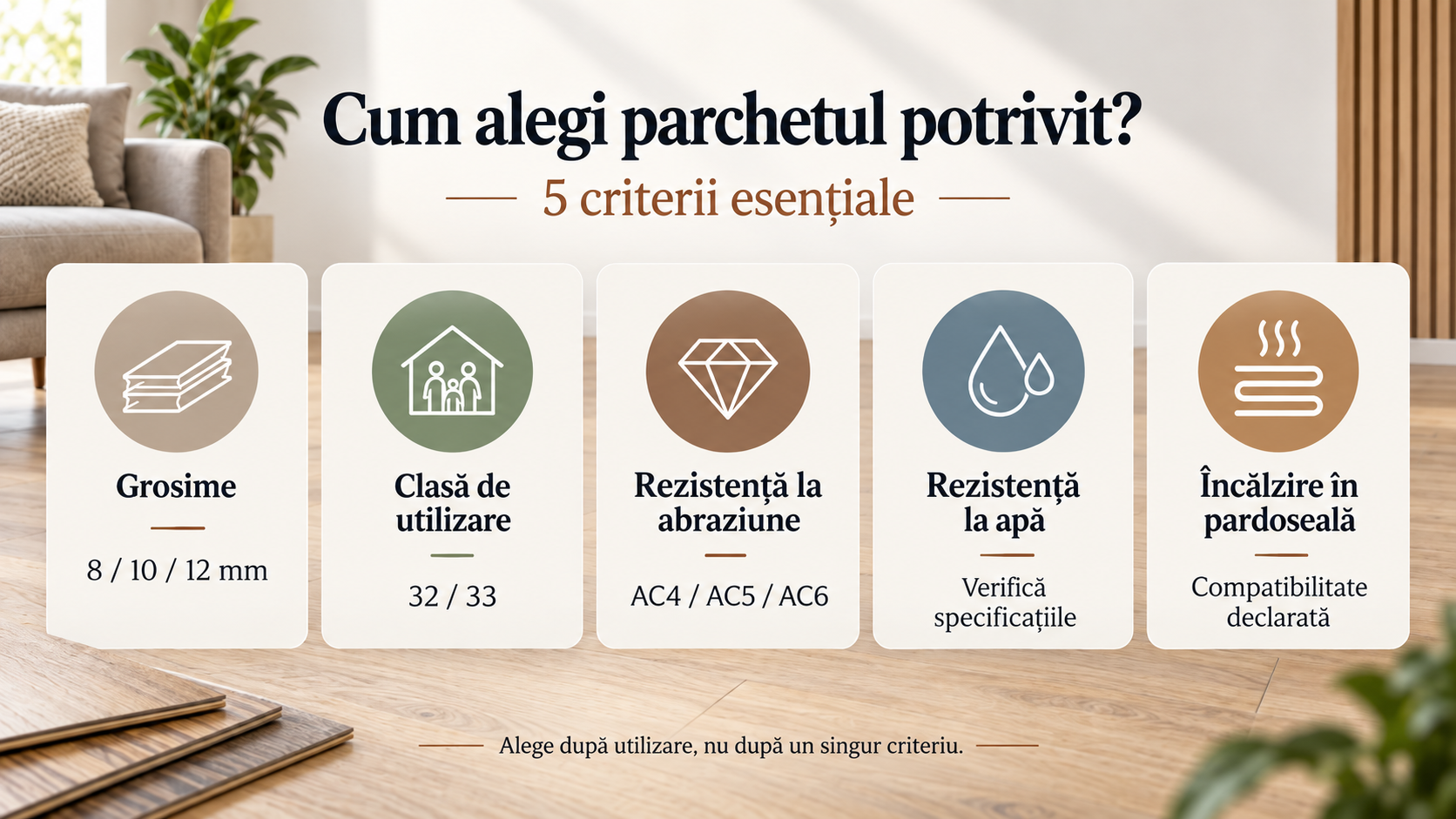 Cum alegi parchetul laminat pentru locuința ta? Ghid complet pentru o alegere corectă