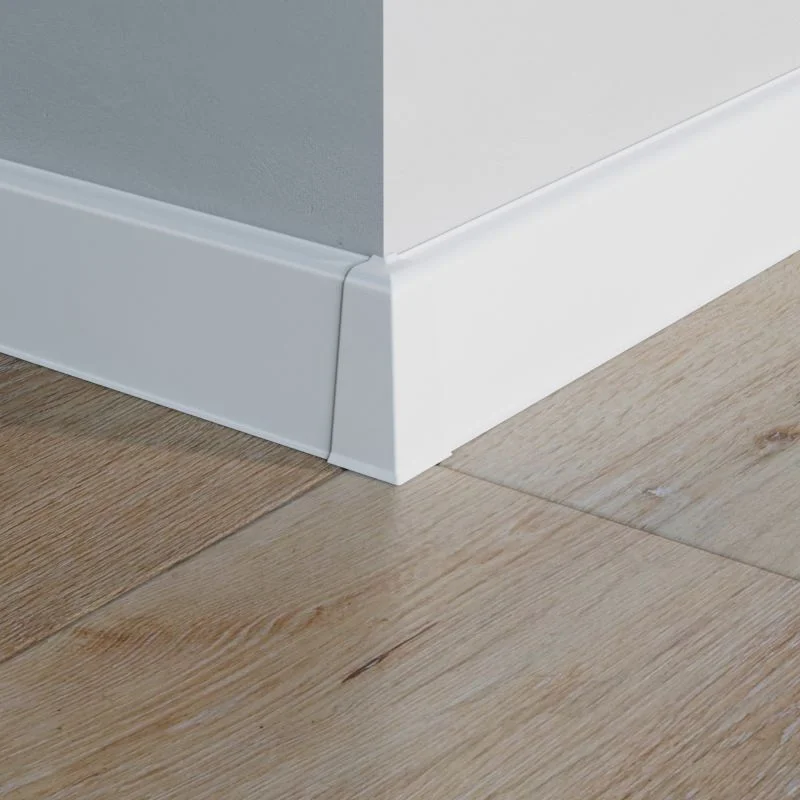 Colțar exterior plinta alba PVC, Elegant, 100x19x2200 mm [1]