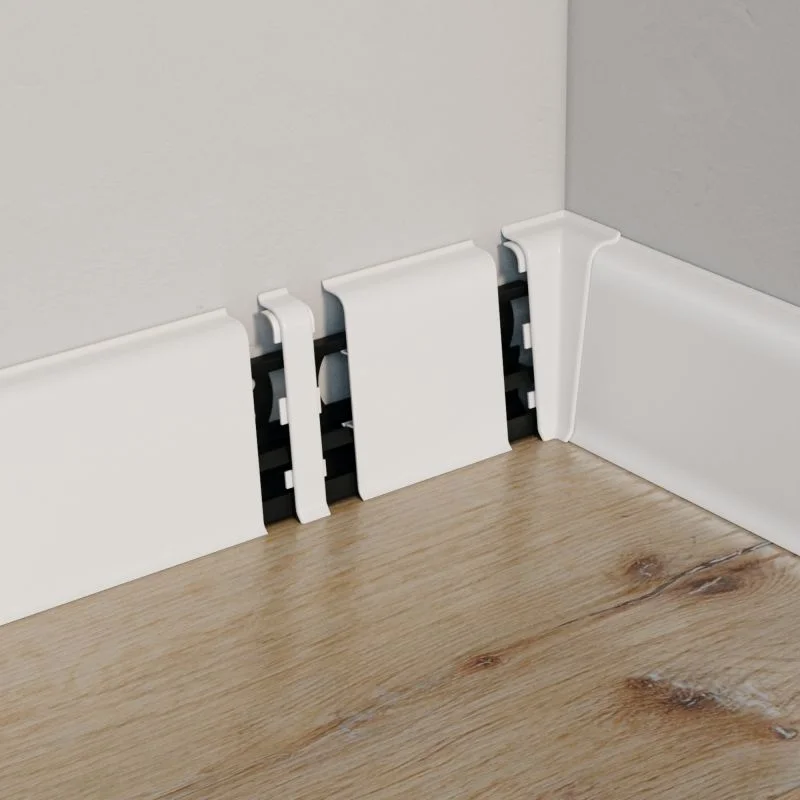 Legătură plinta alba PVC, Elegant, 100x19x2200 mm [1]
