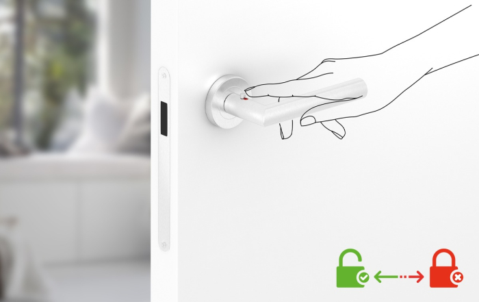 Maner usa de interior, NOVA CLICK, inox, dreapta [4]