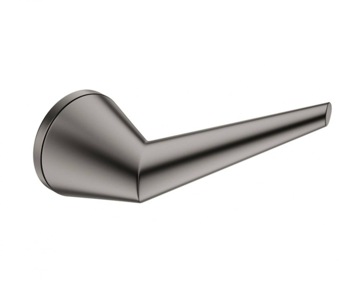 Maner usa de interior, UNICA, titan, cu rozeta buton [2]