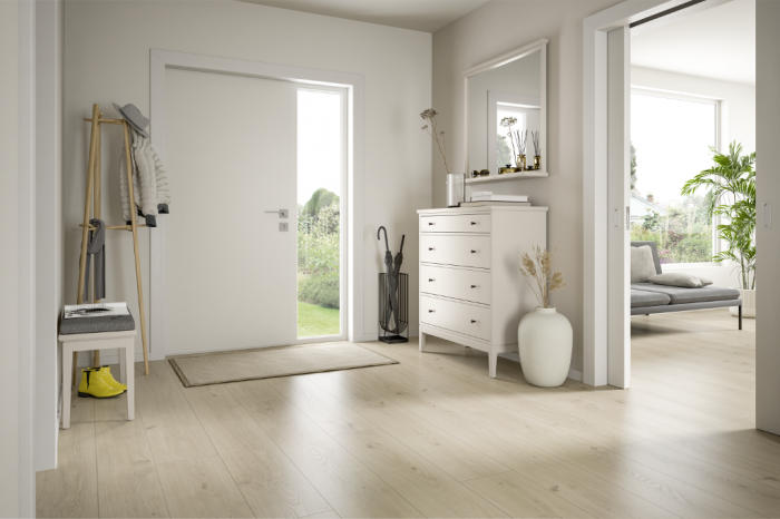Parchet laminat, Egger, EL2195 Stejar Seefeld crem, 10 mm, 4V, AQ24, Stay Timeless [2]