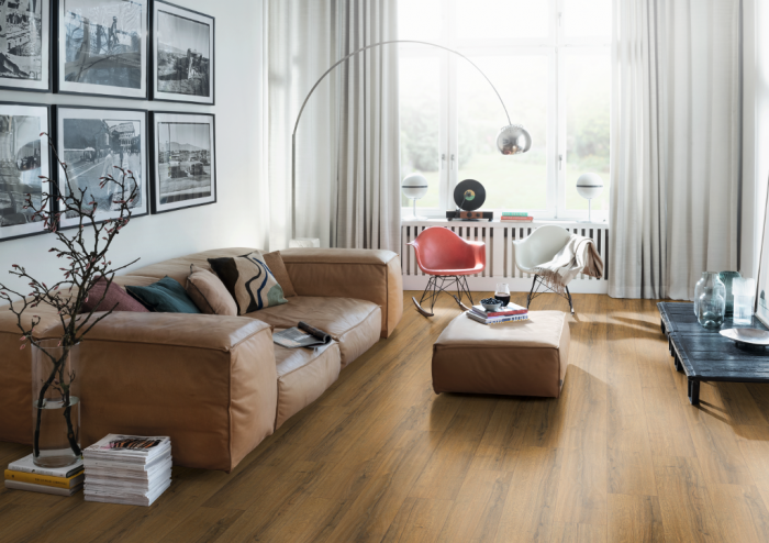 Parchet laminat, Egger, EL2402 Stejar Sherman maro cognac, 10 mm, 4V, AQ24, Create Vintage [2]