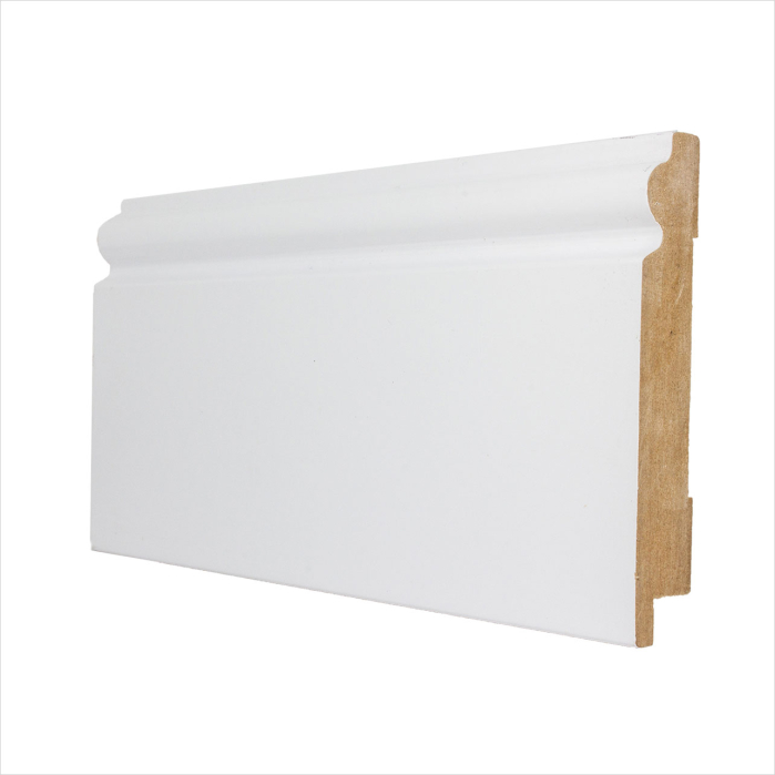 Plinta alba MDF, finisaj PVC, 100x16x2800 mm [1]