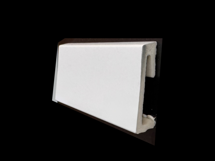 Plinta alba Polimer, Alpha 60x15x2200 mm [1]